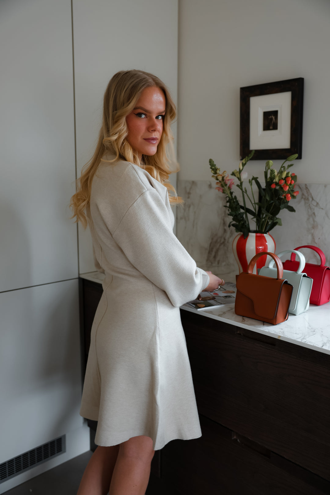 Montalcino Geranio Vacchetta Mini Handbag