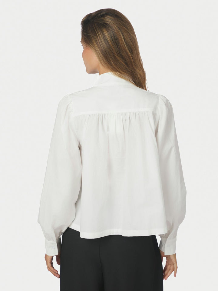 Melya Poplin Shirt White