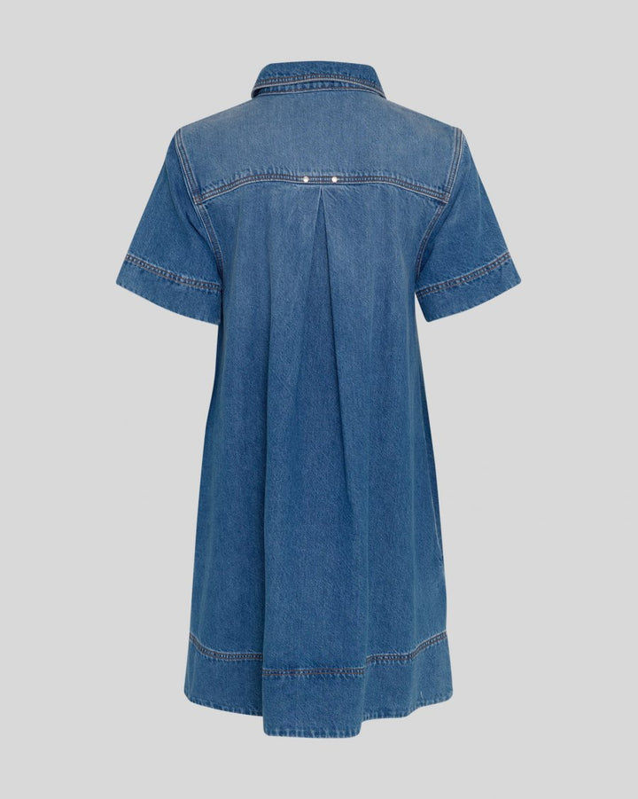 Turo Alena 2/4 Dress Mid Blue Wash