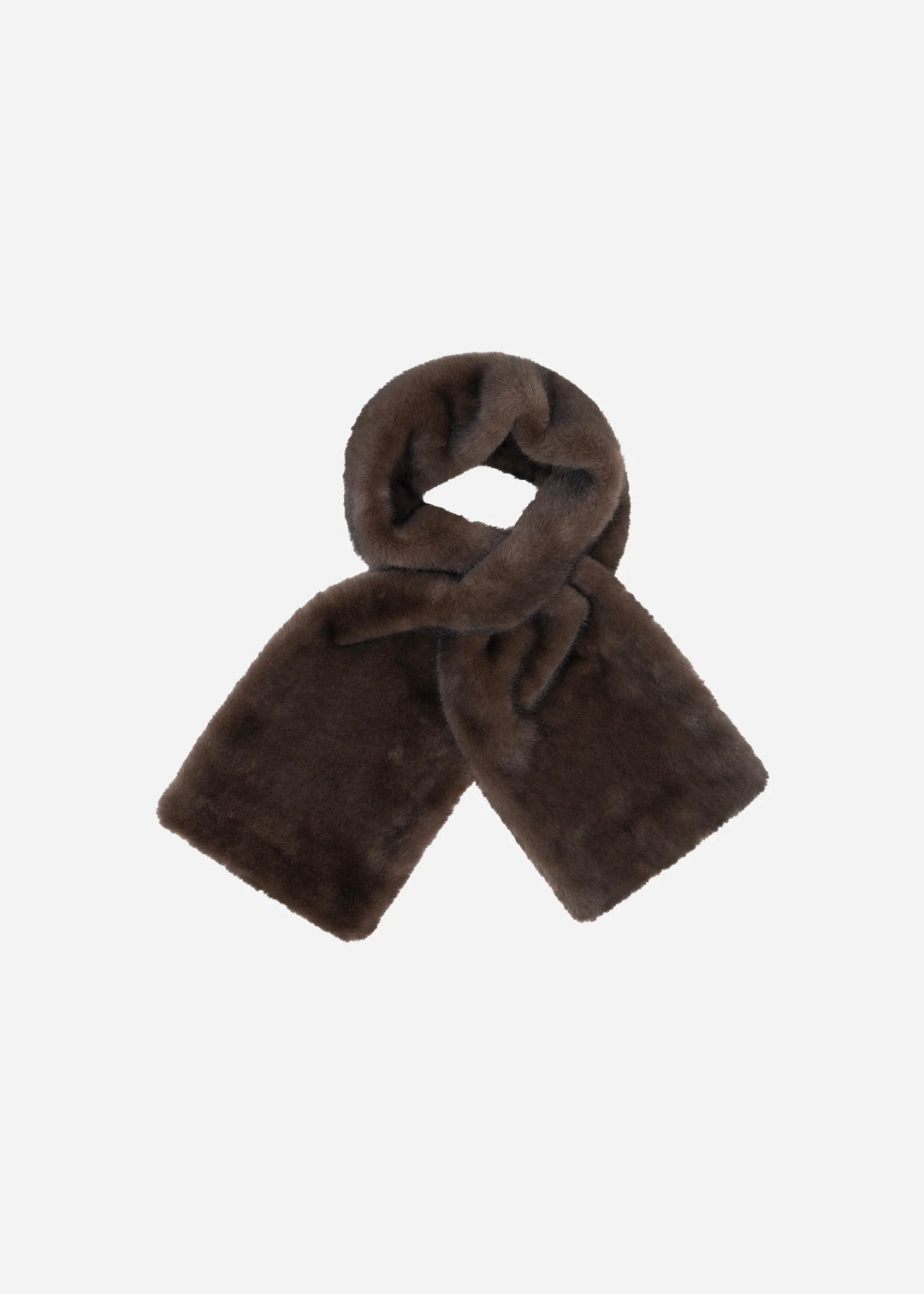 Jemma Faux Mink Scarf Choco