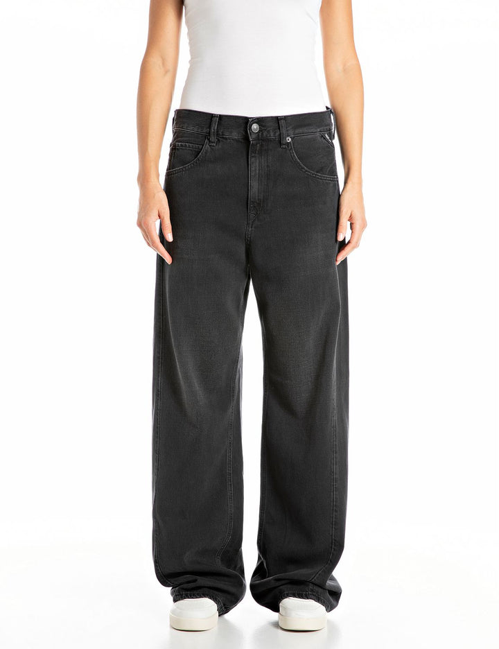 Narja Pants Washed Black