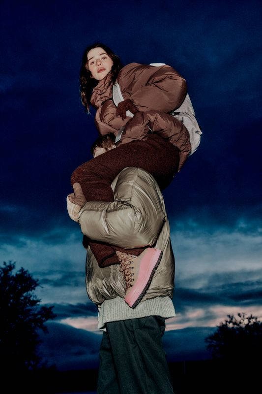 Vidda Shearling Cognac Pink
