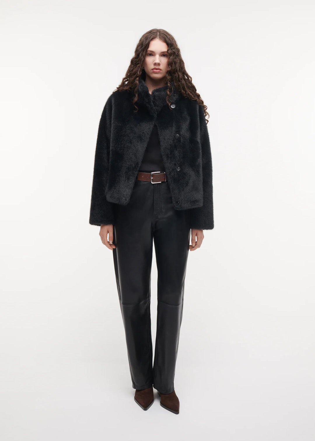 Mallow Faux Mink Dark Grey