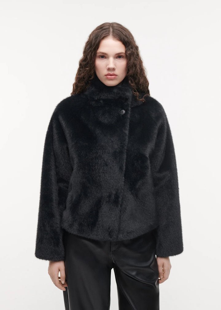 Mallow Faux Mink Dark Grey