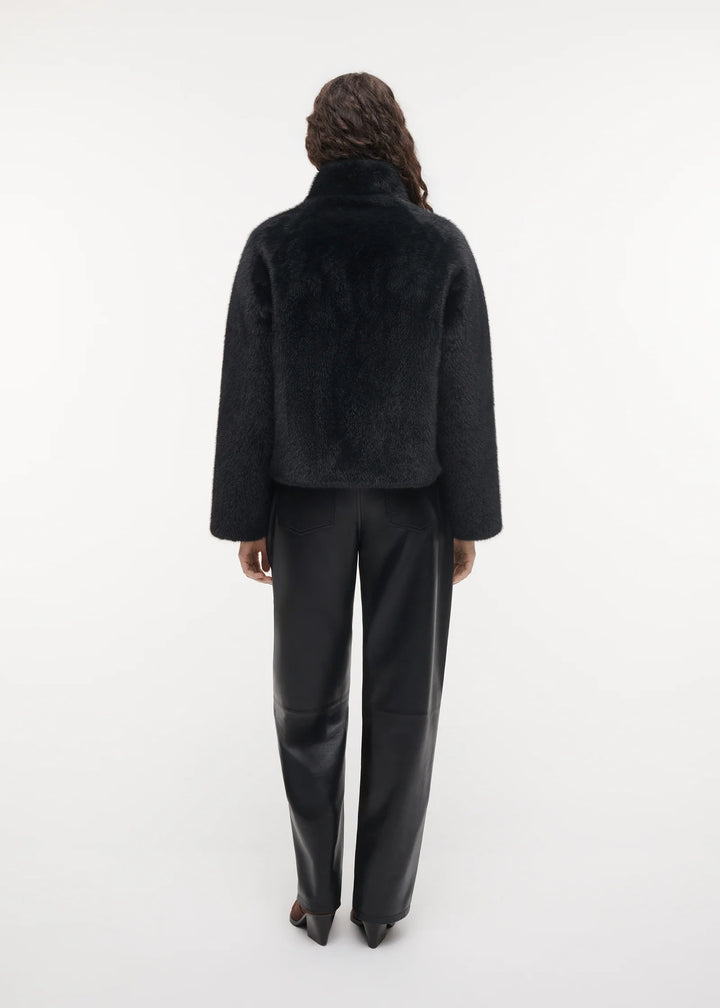 Mallow Faux Mink Dark Grey
