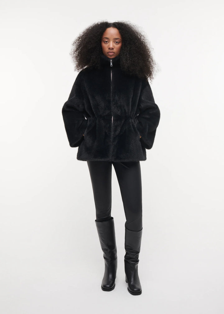 Frankie Faux Mink Dark Grey