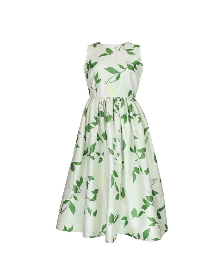 Taffeta Midi Dress Soft Pastel