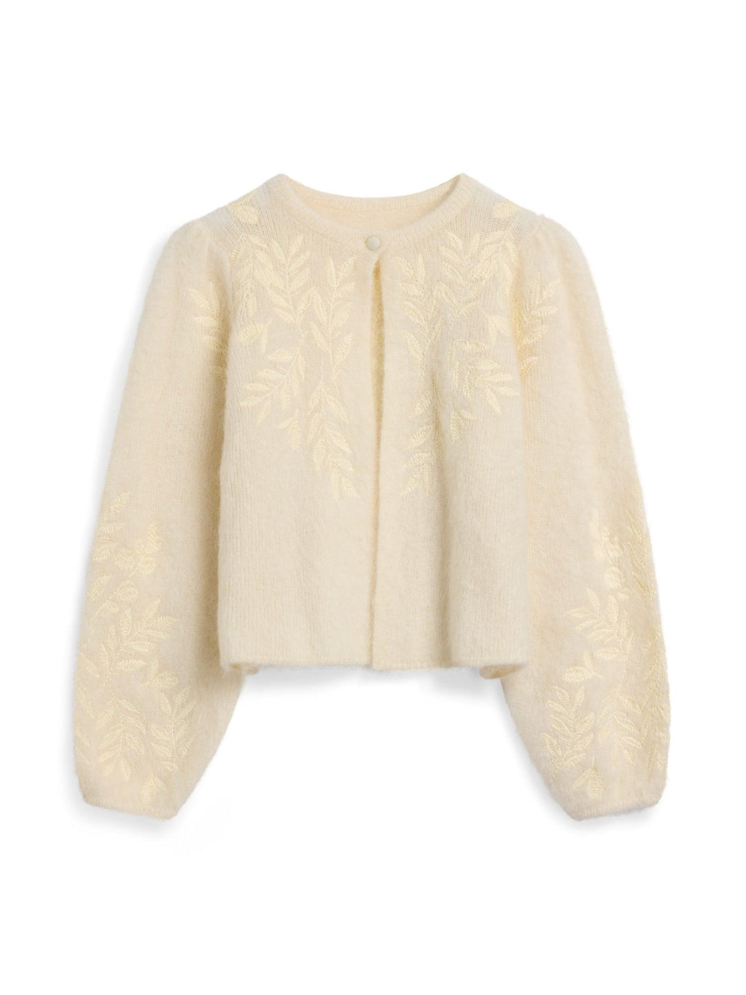 Amie Chunky Cardigan Bright White