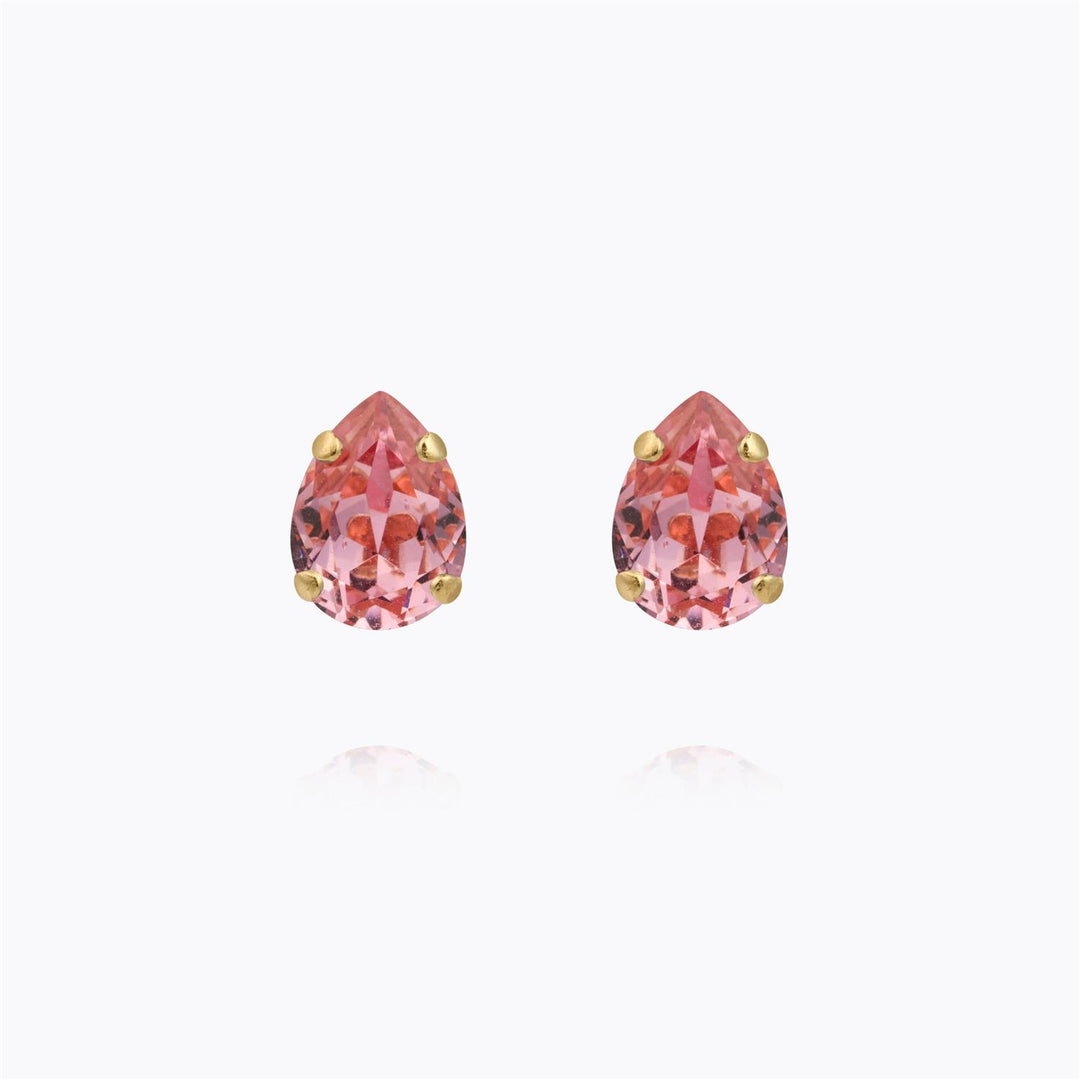 Amelia Stud Earrings Gold Light Rose