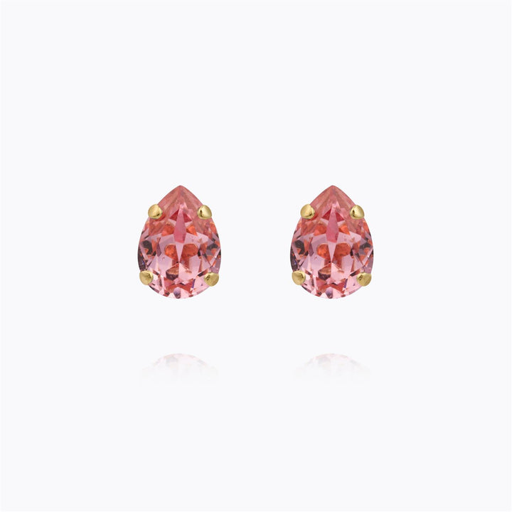 Amelia Stud Earrings Gold Light Rose