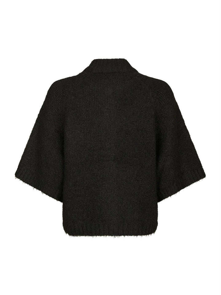 Benuta Fluffy Knit Cardigan Dark Brown