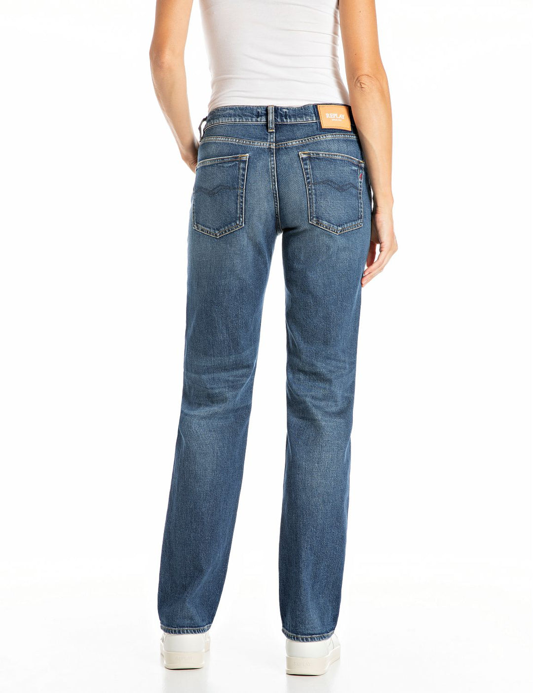 Akeme Pants Mid Blue