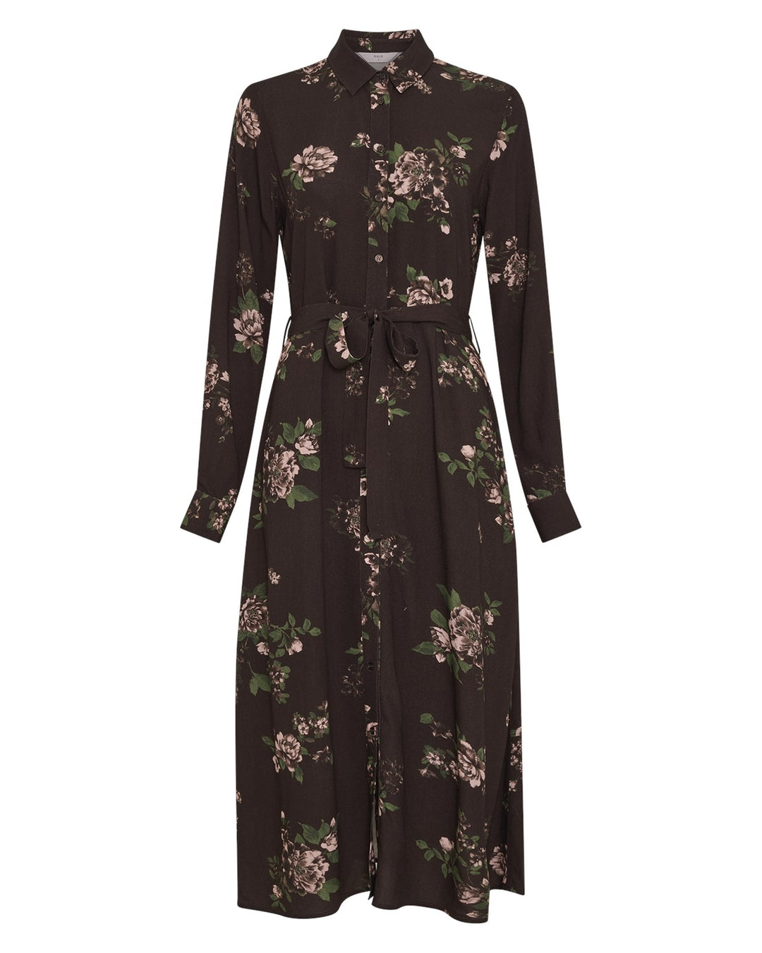 Irene Shirt Dress Misty Rose Flower