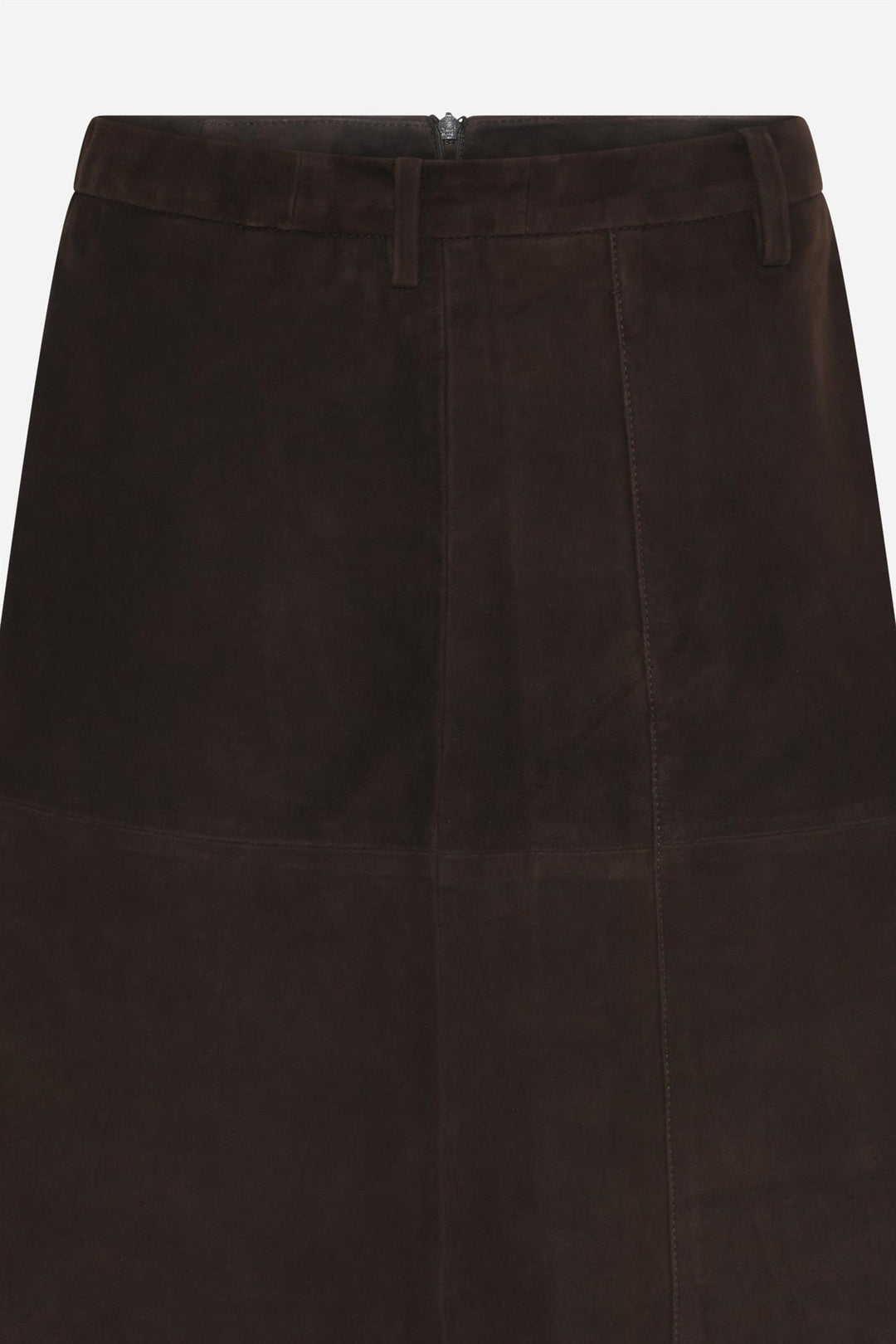 Sueda Irene Suede Skirt Dark Brown