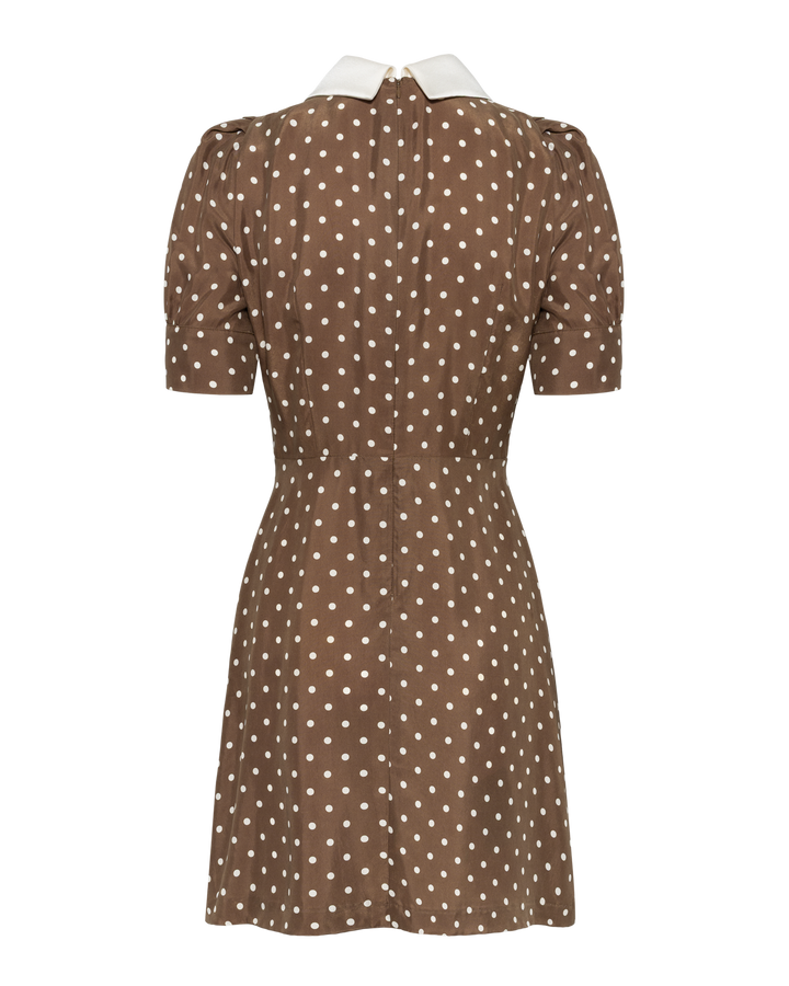 Dots Brown Dress Beauty Dots