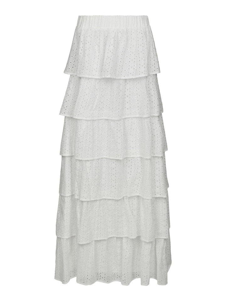Morris Emb Skirt Off White