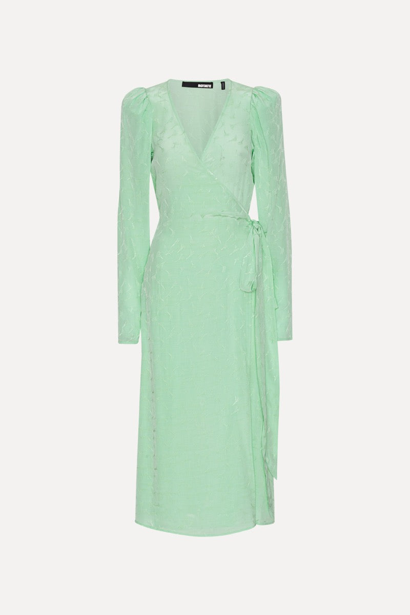 Jacquard Midi Dress Grayed Jade Lulushop Jacquard Midi Dress Grayed Jade Lulushop