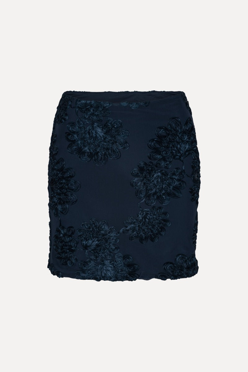 3D Mesh Mini Skirt. Blueprint