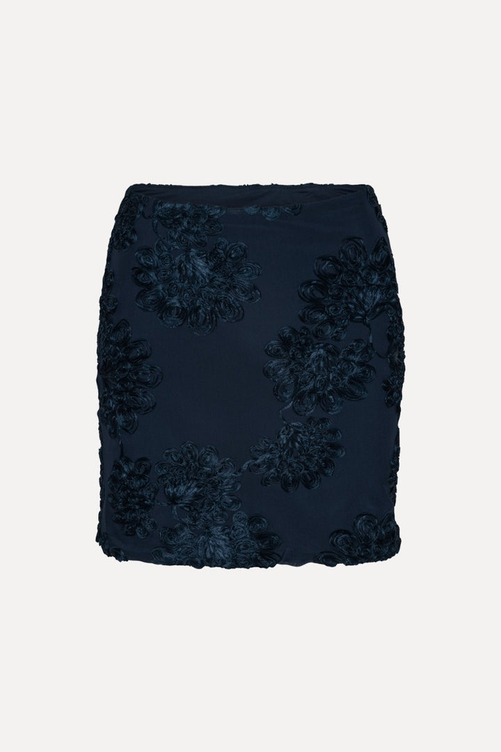 3D Mesh Mini Skirt. Blueprint