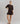 Anna Linen Top Dark Brown
