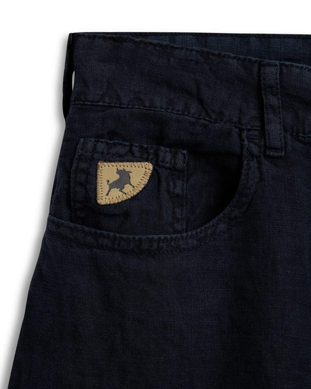 Maya Short Z Linen Summer Navy