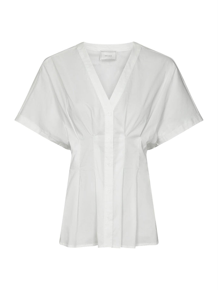Adamma Poplin Blouse White