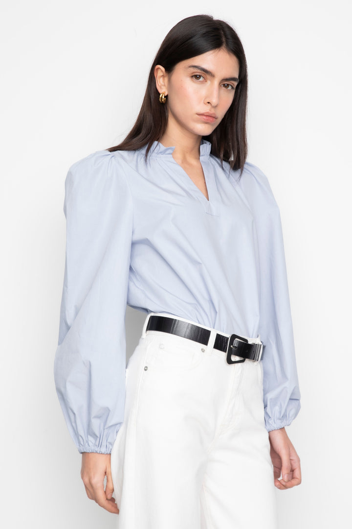 Infinity Blouse Light Blue