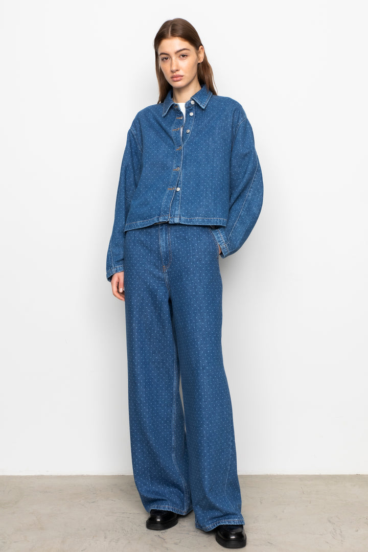 Jace Jeans Mid Blue Dot