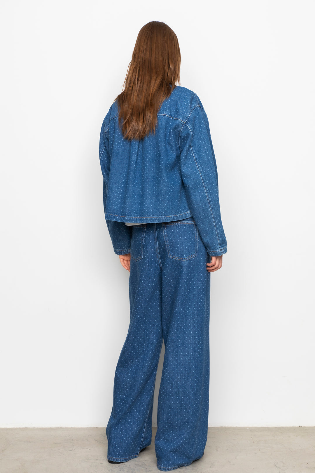 Jace Jeans Mid Blue Dot