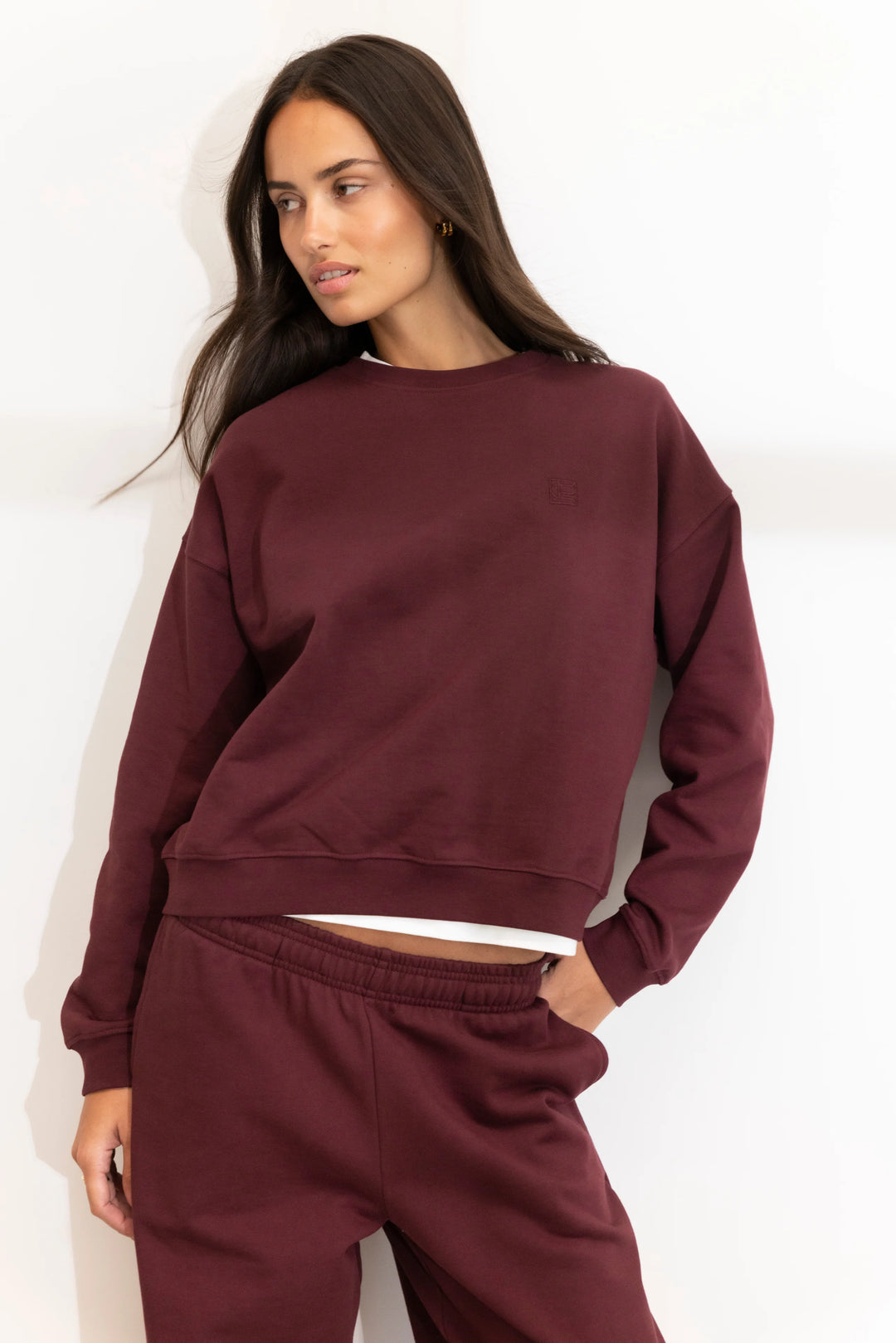 Mara Sweatshirt Deep Plum