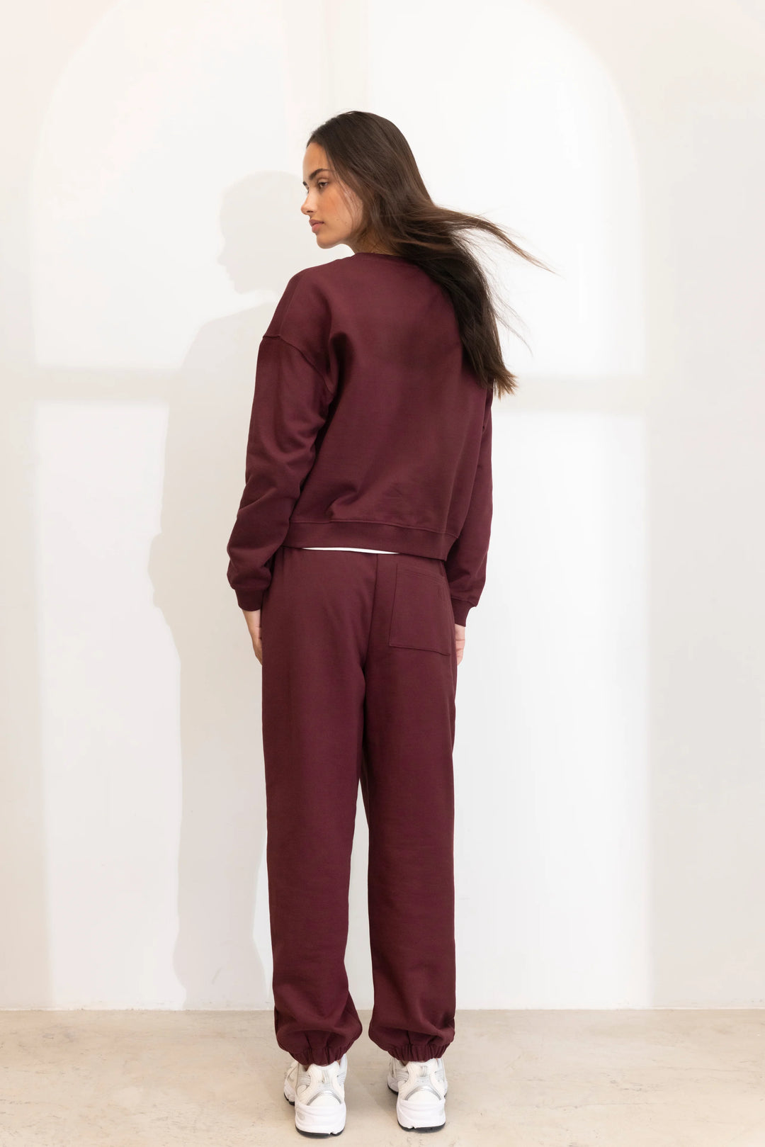 Mila Sweatpants Deep Plum