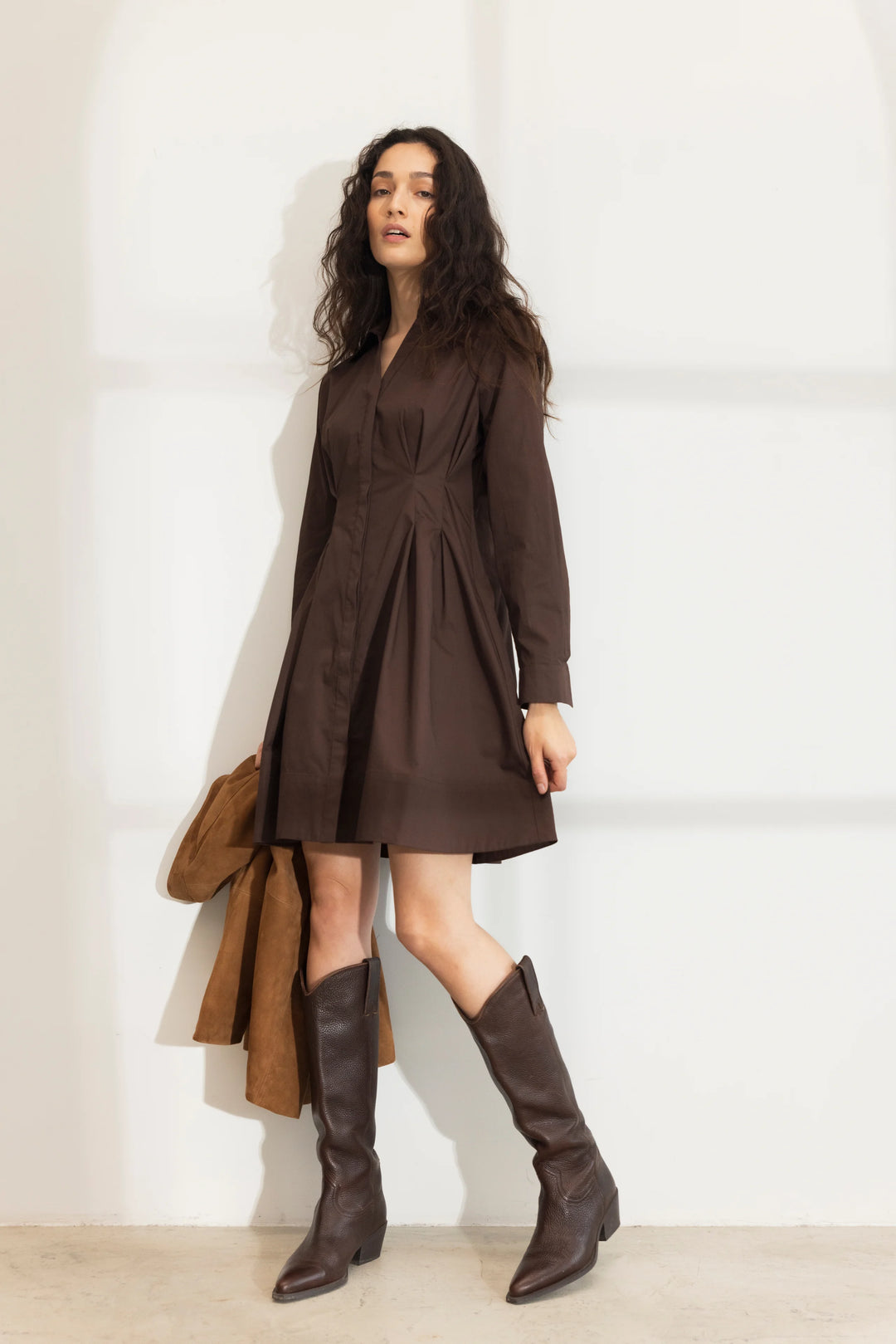 Emira Dress Brown