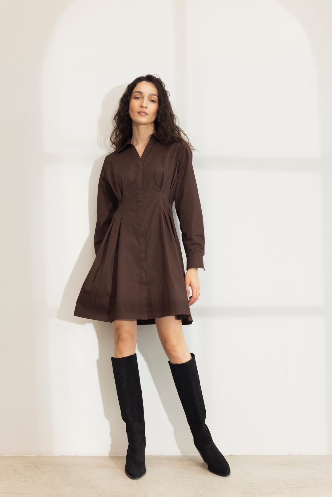 Emira Dress Brown