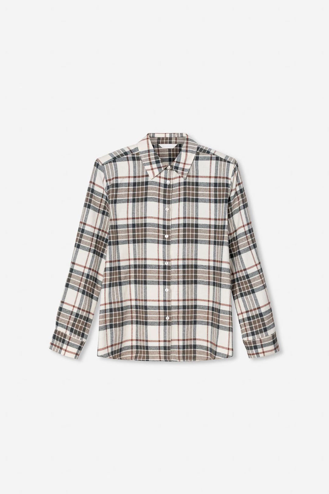 Joan Flannel Shirt Green Check