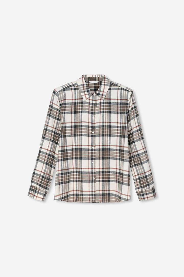 Joan Flannel Shirt Green Check