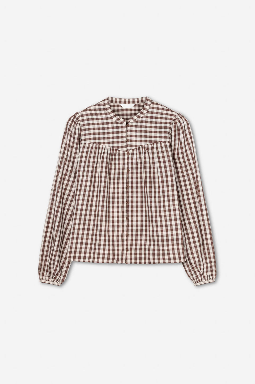 Bellier Blouse Brown Check