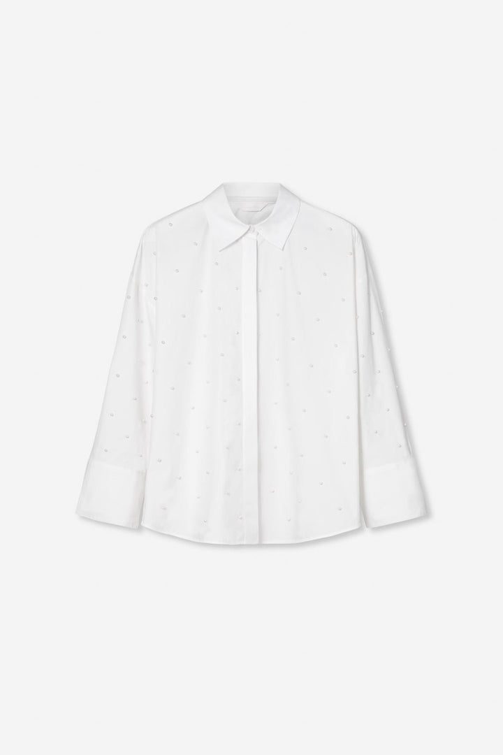 Nell Pearl Shirt White