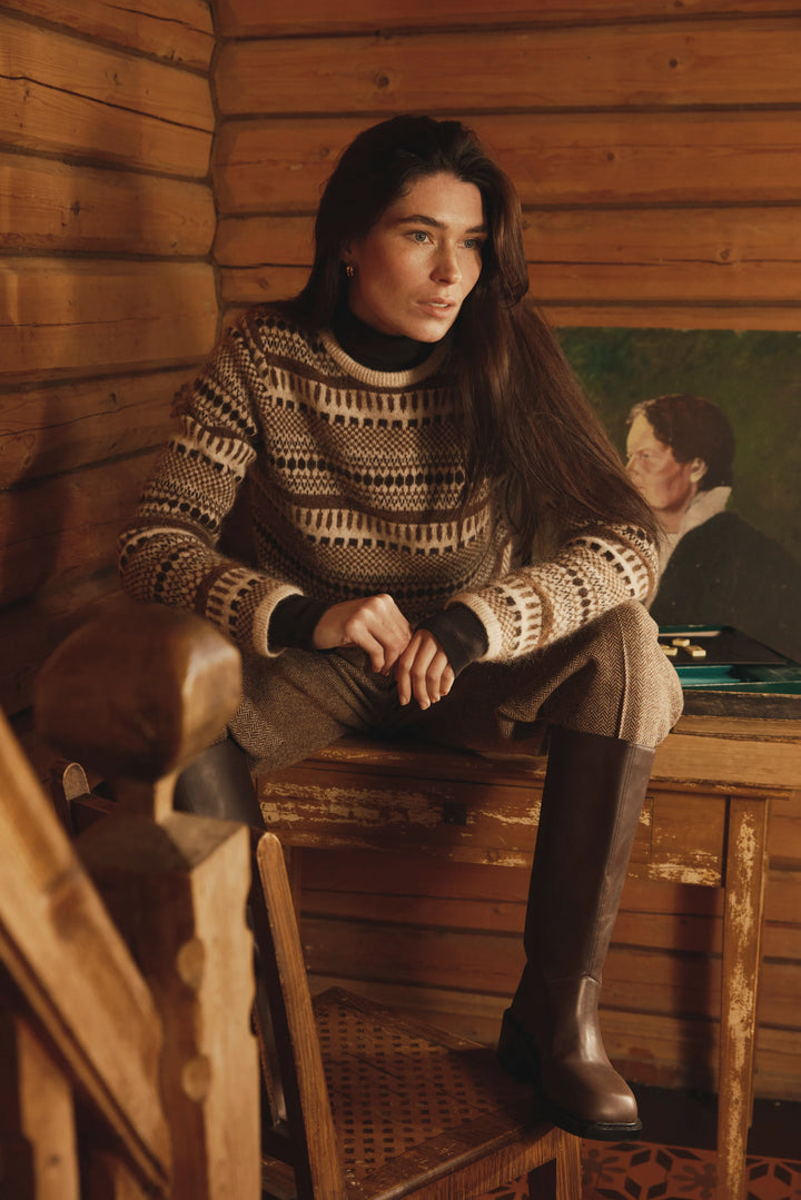 Lumi Knit Dark Brown
