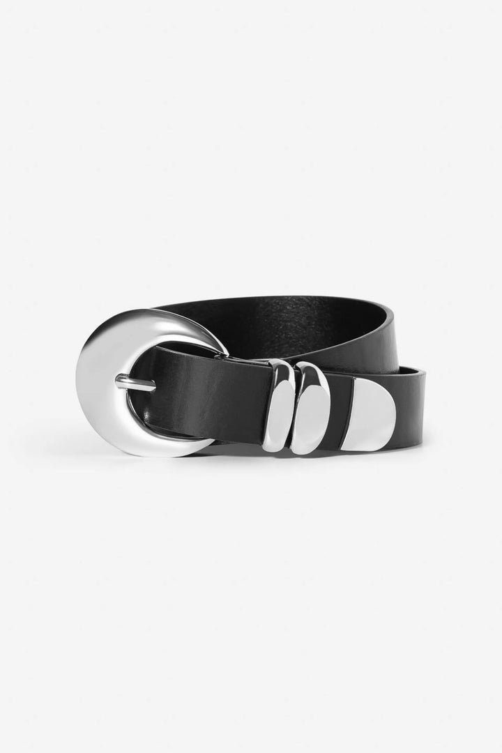 Quincy Belt Black Silver