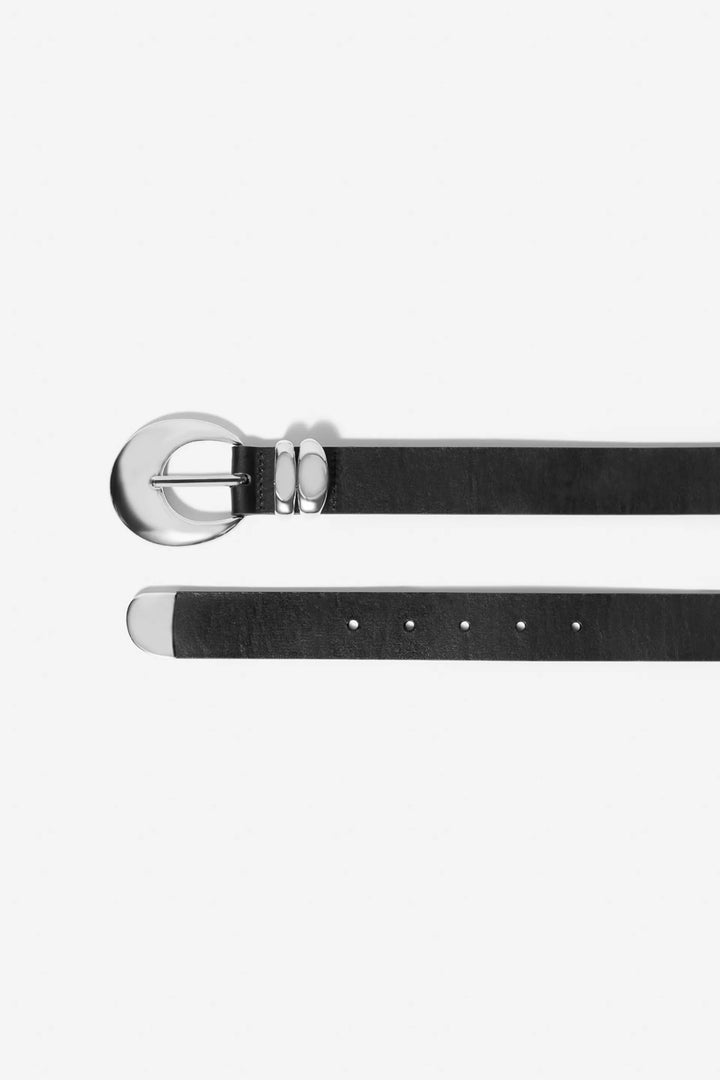 Quincy Belt Black Silver