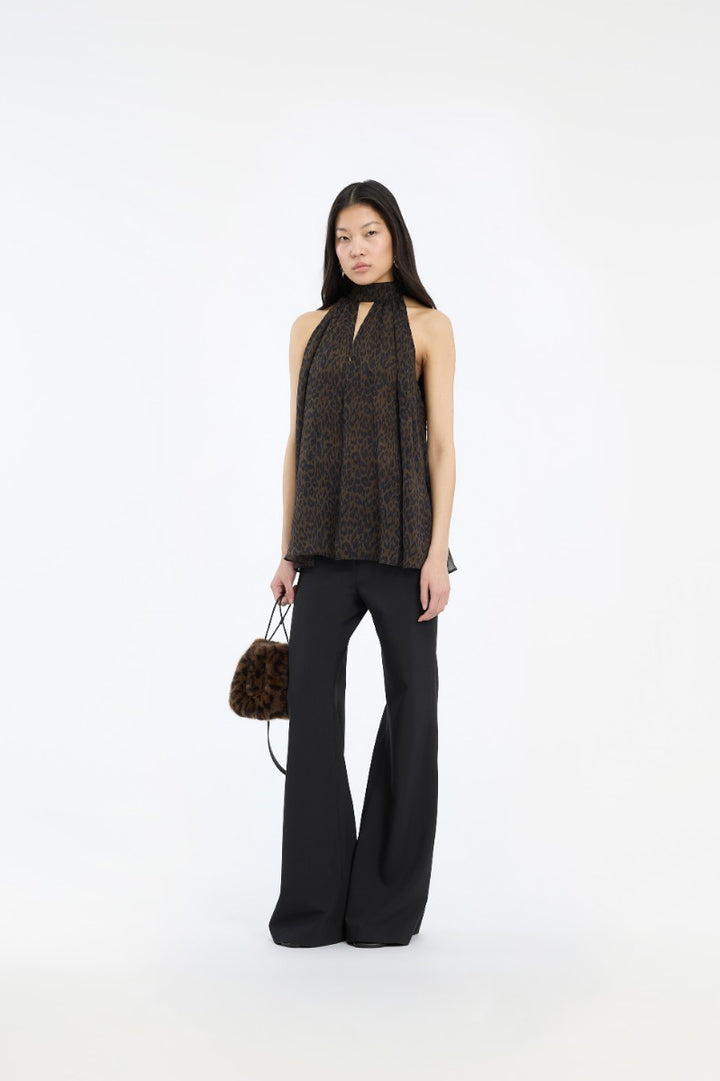 Halterneck Bow Top Molé Comb