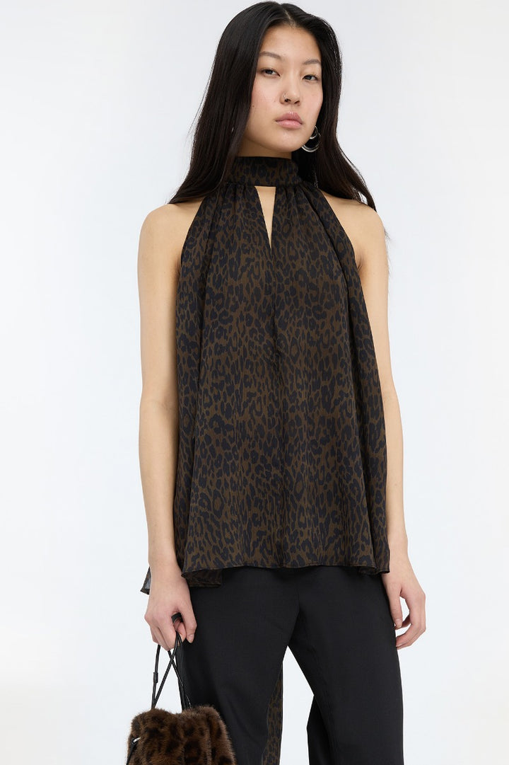 Halterneck Bow Top Molé Comb