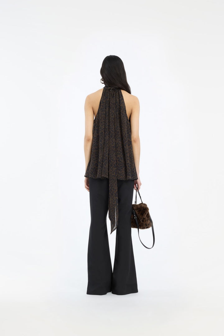 Halterneck Bow Top Molé Comb