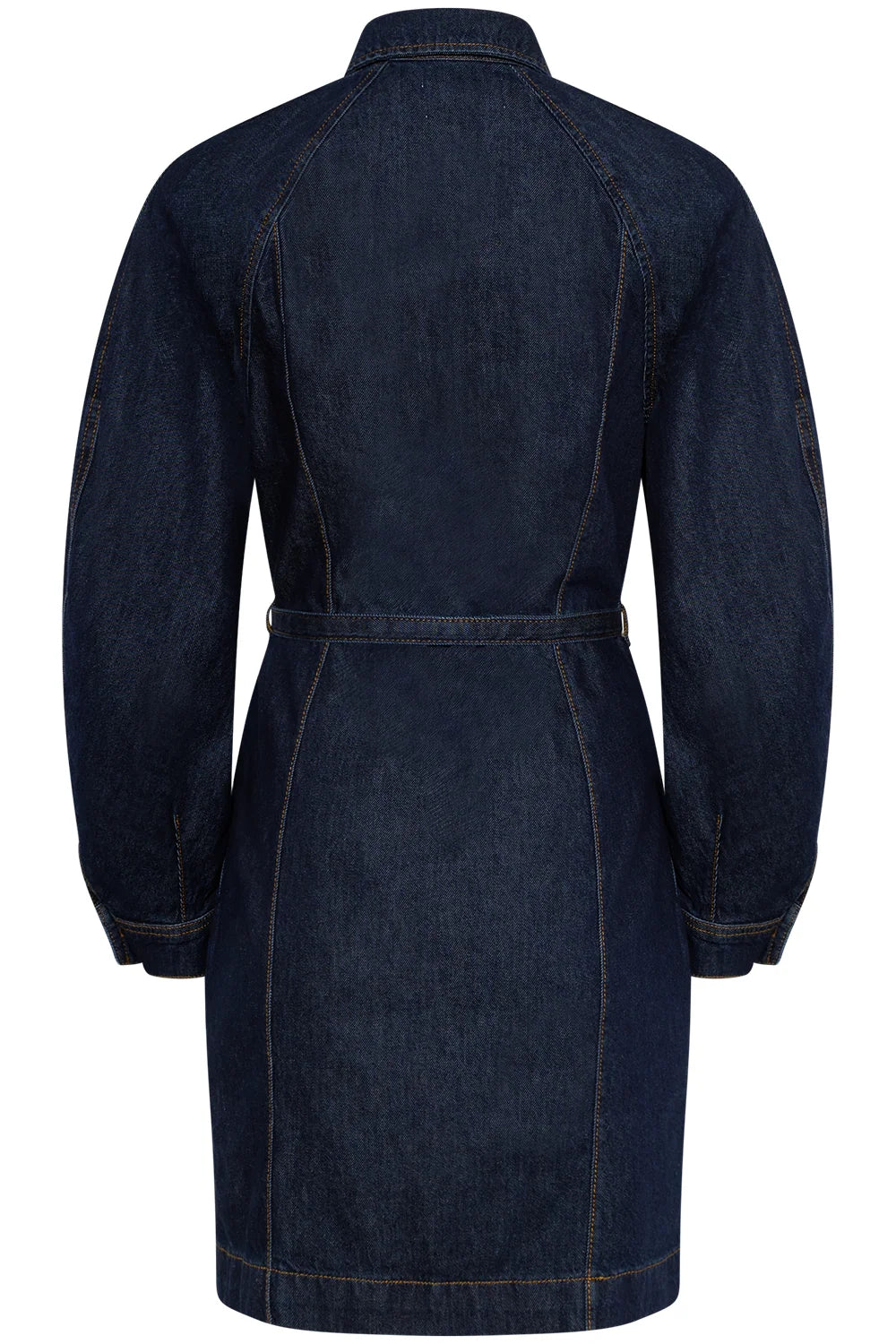 Sana Lis Denim Shirt Dress Dark Blue Wash
