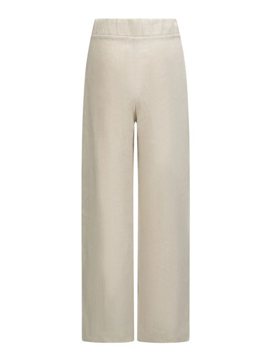 Molly Linen Pants Beige Melange