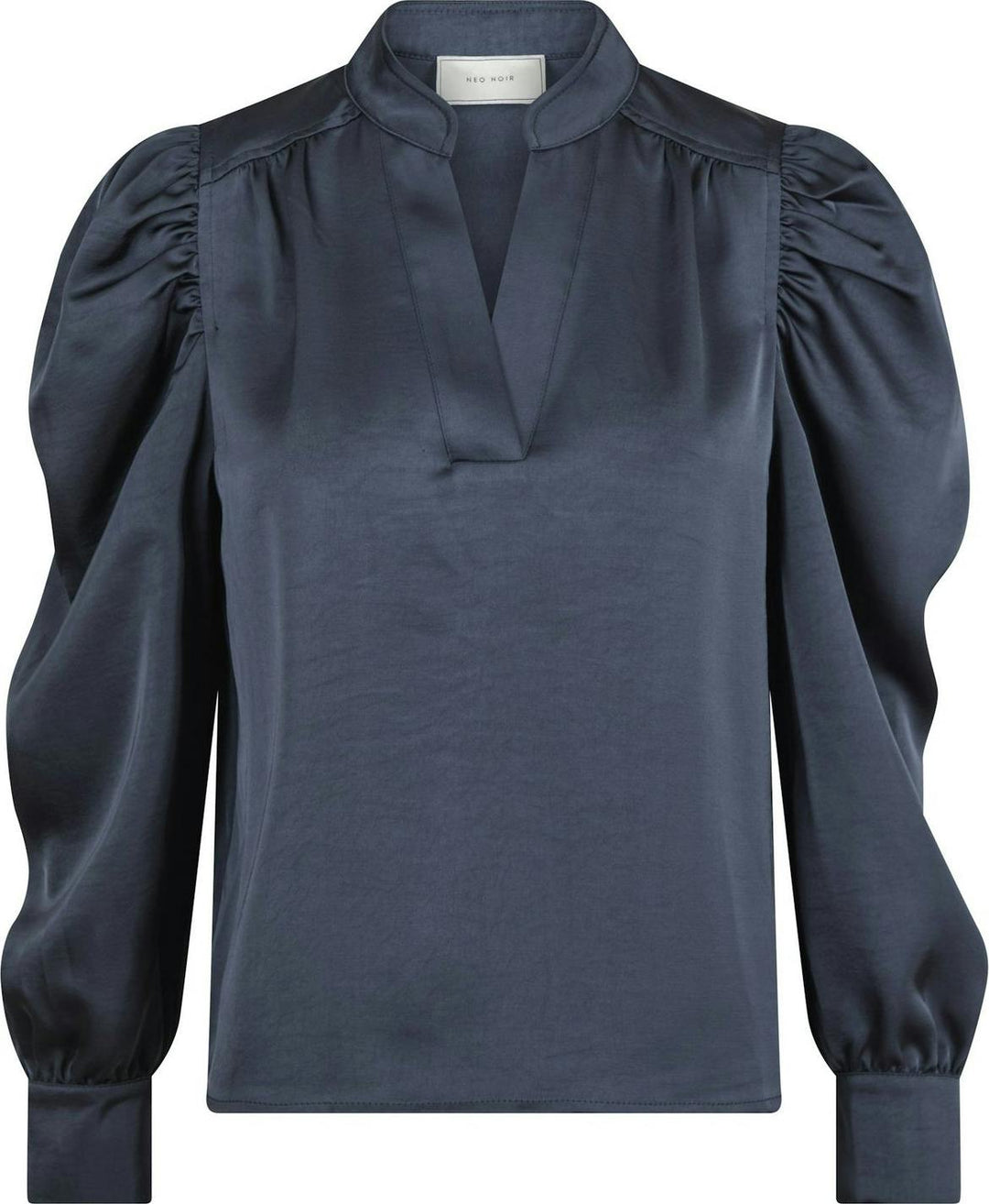Rosslyn Heavy Sateen Blouse Midnight Blue