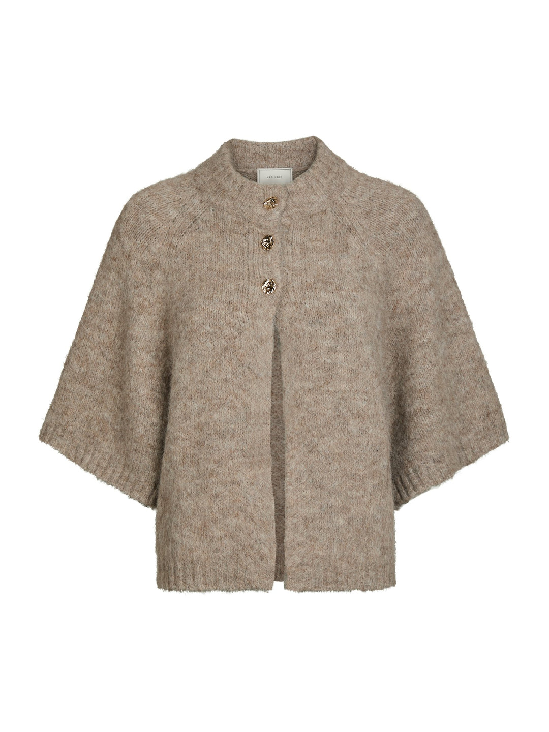 Benuta Fluffy Cardigan Beige Melange