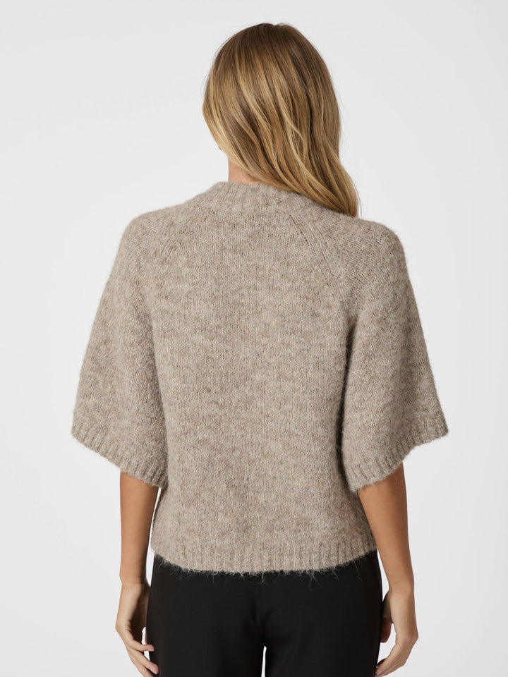 Benuta Fluffy Cardigan Beige Melange