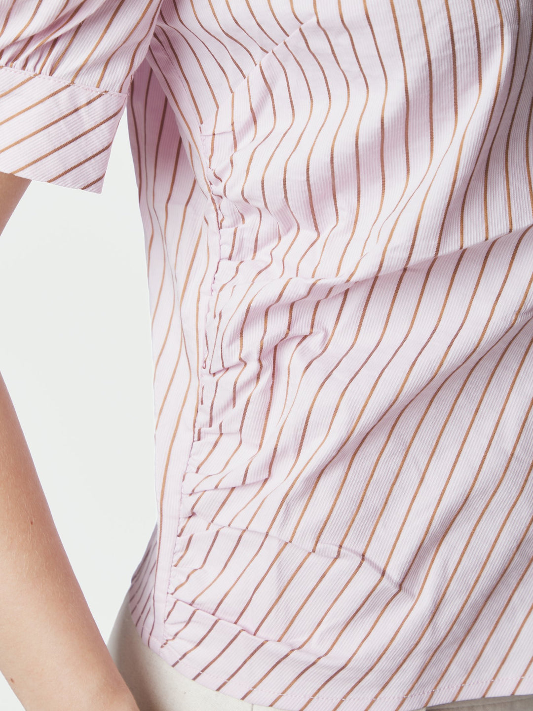 Frannie Soft Stripe Shirt Light pink