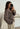 ADANNE POLO KNIT Stripe Beige/Bordeaux